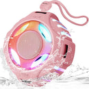 comiso Bluetooth Shower Speaker, Waterproof Bluetooth Speakers IPX7, Floating 2000mAh, Portable Wireless Speaker with LED Light, Loud HD Sound and Bass for Travel Beach Pool, Camping, Ideal Gifts. by TinyTreasures Baby Boutique