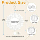 Sublimation Wind Spinner Blanks, 8 Pack 10 Inch 3D Aluminum Metal Hanging Wind Spinner Bulk for Garden Yard Outdoor, Window Porch Decoration for Heat Press Transfer DIY by GreenHaven Gardens