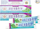Auromere Ayurvedic Herbal Toothpaste, Mint Free - Vegan, Natural, Non GMO, Fluoride Free, Gluten Free, with Neem & Peelu (4.16 oz), 2 Pack by CozyNest Decor