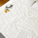 UKELER White Faux Fur Throw Blanket Large Super Soft Fluffy Bed Blankets Throws for Bedroom, Living Room, Couch, Sofa, Office, Camping Plush Furry Blanket 60''x80'' by CozyNest Decor