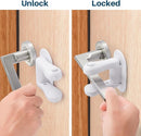 Inaya Door Lever Lock (2 Pack) – Child Proof Handle Locks, 3M Adhesive & Easy Installation for Home, Baby-Proof Locks for Kids Safety, Compatible with standard doors by TinyTreasures Baby Boutique