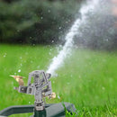 Metal Sprinklers for Yard Heavy Duty Zinc Alloy Pulsating Impact Sprinkler, Adjustable Rainbird Sprinkler Head with Metal Base, Sprinkler System for Lawn Yard Large Area Garden by GreenHaven Gardens