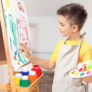 Kids Painting Set, Washable Paint for Kids 6 Colors, Non Toxic Tempera Paint 2 oz Each, Paints for Toddlers Art, Craft, School and Home Finger Paints Projects by TinyTreasures Baby Boutique