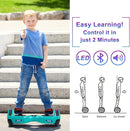 SISIGAD Scooters for Kids Ages 6-12, with Built-in Bluetooth Speaker and 6.5" Colorful Lights Wheels, Safety Certified Self Balancing Scooter Gift for Kids by TinyTreasures Baby Boutique