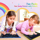 TECJOE 2 Pack LCD Writing Tablet, 10 Inch Colorful Doodle Board Drawing Tablet for Kids, Kids Travel Learning Toys Christmas Birthday Gifts for 3 4 5 6 Year Old Boys and Girls Toddlers by TinyTreasures Baby Boutique