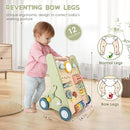 Baby Push Walker, Wooden Baby Walker with Wheels, Montessori Push Walker for Babies 6-12 Months, Push Walking Toys for Boys&Girls 1 Year Old, Gifts for Toddler by TinyTreasures Baby Boutique