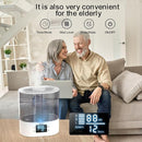 Humidifiers for Bedroom and Home & Baby - 4L Cool Mist Air Humidifiers for Plants, 26db Quiet Top Fill Air Humidifier Lasts Up to 40 Hours, Auto Shut-Off, Super Easy to Fill and Clean by TinyTreasures Baby Boutique