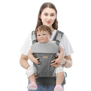 Baby Carrier Newborn to Toddlers - Ergonomic Adjustable Soft Breathable Comfort Infant Carrier for 7-35lbs, Enhanced Support, Easier to Wear (Grey) by TinyTreasures Baby Boutique