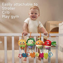 TUMAMA Baby Toys 0 3 6 12 Months, Soft Hanging Stroller Toys Potted Plant Crib Car Seat Toys, Infant Newborn Crinkle Infant Rattles with Teether Squeaky Sensory Developmental Toy by TinyTreasures Baby Boutique