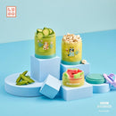 Whiskware Bluey Stackable Snack Containers for Kids and Toddlers, 3 Stackable Snack Cups for School and Travel, Bluey and Bingo, So Relaxing! by TinyTreasures Baby Boutique