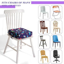Toddler Booster Seat for Dining Table 45D Cartoon Stronger Support Booster Seat for Dining Table Washable 2 Safer Straps Non-Slip Bottom Portable Booster Chair for Toddlers Kid Baby Eating Travel Home by TinyTreasures Baby Boutique
