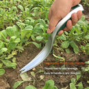 One-Piece Aluminum Gardening Weed Tools, Hand Garden Weeder Tool, Ergonomic Handle Best Weeding Tool, Weed Pull Tool with Serrated Edge, Grass Removal Tool by GreenHaven Gardens