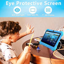 YINOCHE 7 inch Kids Tablet with Case, WiFi, Android Toddler Tablet, 32GB Storage, Dual Camera, Shockproof Case, Parental Control Tablets Support Netflix YouTube for Toddlers (Green) by TinyTreasures Baby Boutique