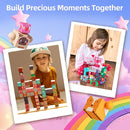 GobiDex 100PCS Magnetic Blocks Princess Building Toys for Girls Age 3+, Game-Based Build MagWonder with STEM Magnet Construction Set, Sensory Gifts for Kids Birthday (1 inch) by TinyTreasures Baby Boutique