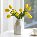 20pcs Yellow Artificial Tulip Fake Flower 12.9 Inch Spring Mother's Day Easter Gift for Home Kitchen Wedding Decoration by CozyNest Decor
