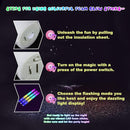 48-Count Foam Glow Sticks Party Pack - 4 Colors, Steady Bright Light Up Sticks for Weddings, Birthdays, Christmas, Halloween | Foam Glow Sticks Bulk Reusable, 6-Hr Glow, Eco-Friendly Foam by TinyTreasures Baby Boutique