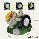 Garden Statue Turtle with Solar Spot Lights Outdoor Waterproof, Solar Figurines Turtle Light for Outside Pathway, Patio, Yard, Lawn, Porch, Home Decoration, Unique Gift. by GreenHaven Gardens