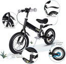 Balance Bike 2 in 1,The Dual Use of a Kids Balance Bike and Kids Bike,12 14 Inches for 2-6 Years Old,with Shock Absorbers, Fenders, Pedals, Auxiliary Wheels by TinyTreasures Baby Boutique
