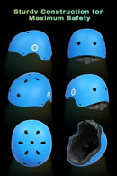 XJD Kids Bike Helmet,Multi-Sport Protective Gear Set for 3-5-8-14 Years Boys Girls with Knee and Elbow Pads Wrist Guards fit Roller Skates,Cycling,Skateboarding,Skating Scooter by TinyTreasures Baby Boutique