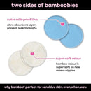 Bamboobies Overnight Nursing Pads, Ultra-Soft Velour, Reusable and Washable for Nightly Use, Leak-Proof Pads for Breastfeeding, 8 Pads by TinyTreasures Baby Boutique