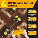 Robot R Smart Robot Building Kit with Storage Box, 4-in-1 Programmable App Remote Control Off Roader Car Toy, Authentic and Functional Design, Coding Gifts for 6 7 8 9 10 11 12 Years Old Kids by TinyTreasures Baby Boutique