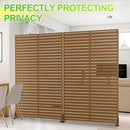 Outdoor Privacy Screen,72" H×47" W Metal Privacy Screen, Freestanding Privacy Fence Panels for Patio by GreenHaven Gardens