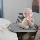 mushie Silicone Baby Bib | Adjustable Fit Waterproof Bibs (Cherries) by TinyTreasures Baby Boutique