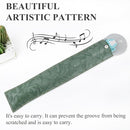 Recorder Instrument for Beginner Kids Adults,8-Hole Soprano Descant Recorder Music Flute with with Cleaning Rod & Leather Case For School Student Home Entertainment(2-Carved Dark Green) by TinyTreasures Baby Boutique