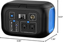 Portable Power Station 600W Power Bank 296Wh Solar Generator Lithium Battery Portable Generator Fast Charging with LED Light Battery Pack 9 Outputs Power Supply for Home Camping Emergency Backup by TinyTreasures Baby Boutique
