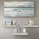 Sorbus Floating Shelves - 3 Pack 16 Inch Rustic Wall Shelves for Bedroom, Kitchen, Living Room, Bathroom Shelves, Home Decor, Office - Floating Shelf for Trophy, Books, Frames, Toilet Paper by CozyNest Decor