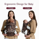 Momcozy Baby Carrier - Ergonomic, Cozy and Lightweight Carrier for 3-24 Months, Effortless to Put On, Ideal for Hands-Free Parenting, Enhanced Lumbar Support, Purehug for Infant to Toddler, Leopard by TinyTreasures Baby Boutique