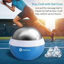Cryosphere Cold Massage Roller Ball - 2.8 Inches Cryosphere Cold Roller for 6 Hour Cold Massage, Detachable Rolling Ball, Ice Roller Cryoball for Deep Tissue Massage, White and Blue by CozyNest Decor