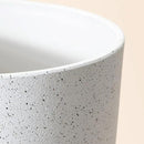 LA JOLIE MUSE 14.2/11.3/8.6 Inch Planters,Indoor/Outdoor White Planters Set of 3,Plant Container with Drain Holes,Flower Pots for Patio and Deck by GreenHaven Gardens