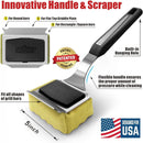 GRILLART Grill Brush Bristle Free. Upgraded BBQ Replaceable Cleaning Head, Seamless-Fitting Scraper Tools for Cast Iron/Stainless-Steel Grates Griddle, Safe Barbecue Grill Cleaner-Black by GreenHaven Gardens