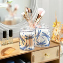 2 Pack Qtip Holder Organizer Dispenser Dragonflies Bathroom Storage Canister Cotton Ball Holder Container for Cotton Swabs/Pads/Floss by CozyNest Decor