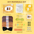 MOREJMTT Crochet Kit for Beginners, Learn to Crochet, Include Easy Knitting Soft Yarn, Step-by-Step Video Tutorial, Hook, Holiday Birthday Gift for Adults and Kids(2 Pack Golden Retriever) by TinyTreasures Baby Boutique