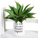 JUSTOYOU Large 12.5" Artificial Succulents Aloe Plants Real Touch Fake Flowers Unpotted for Home Wedding Festival Arrangement (1, Green) by CozyNest Decor