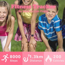Kids Watches for Girls Boys Digital Sport Watch with Step Counter Pedometer Vibration Alarm Clock, No App Waterproof Fitness Tracker Kids Watch Boys Girls Teens Students Ages 5-16 by TinyTreasures Baby Boutique