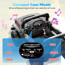 SEALIGHT 12V Kids Ride On Car Truck w/Parent Remote Control, Children Ride On Toy Toddler Electric Vehicle with Double Doors/Safety Belt/LED Lights/Music Player/Bluetooth by TinyTreasures Baby Boutique