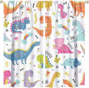 Cartoon Dinosaur Curtains for Kids Boys Girls Home Decor Childish Cute Dino Animals Print Pattern Rod Pocket Blackout Window Drapes for Nursery Baby Bedroom Playroom W42xL84in 2 Panels by TinyTreasures Baby Boutique