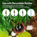 VIVOSUN 6-Pack Self-Watering Spikes, Hexagonal Terracotta Watering Stakes, Auto-Water Device, Planter Insert for Indoor & Outdoor Potted Plants by GreenHaven Gardens