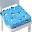 Booster Seat for Kitchen Chair with Adjustable Straps, Toddler Booster Seats for Dining Table Portable for Travel Camping Eating, Booster Cushion for Table for Baby Child Infant Kid Boy Girl by TinyTreasures Baby Boutique