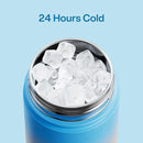 Insulated Water Bottle with Straw Stainless Steel Water Bottle, Leak-Proof, BPA-Free, Double Wall Vacuum Keeps Cold for 24 Hours for Sports, Travel, School (18 oz, Sunny Breeze) by CozyNest Decor