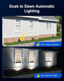 Solar Spot Lights Outdoor Waterproof for Flag, Palm Tree, Pole, Sign, Statue, Mailbox, Bright LED Outside Landscape Flood Spotlights for Accent Uplighting Yard, Garden, House, Backyard, Patio by GreenHaven Gardens