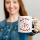 JINYO Funny Dog Coffee Mug, Dog Lovers Gifts for Women Men, Dog Gifts for Women,Dog Coffee Mug,Everything is Figureoutable Cup,Dog Mugs For Dog Lovers, Dog Cup, 11oz by CozyNest Decor