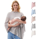 Momcozy Ultra-Light Nursing Cover for Breastfeeding, Soft Breathable Tencel™ Lyocell Fabric, Multi-Use Feeding Shawl, Newborn Essentials Must Haves(Light Gray) by TinyTreasures Baby Boutique