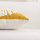 HWY 50 Mustard Yellow Decorative Throw Pillow Covers 18x18 Inch, Pack of 2 Embroidered Cotton Farmhouse Cushion Cover Pillow Case for Sofa Couch Living Room Bed Bedroon, Sunflower Design by CozyNest Decor
