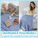 Oversized Turkish Beach Towel Blanket XXL Cotton Sandproof Towels Boho Woven Extra Large Big Sand Free Giant Throw Thick Blankets Huge Quilt XL Picnic Camping Necessities Cloud For Adult Gifts Blue by TinyTreasures Baby Boutique