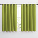 NICETOWN Room Darkening Curtains Panels for Window - Triple Weave Energy Saving Thermal Insulated Solid Grommet Room Darkening Drapes for Kitchen (1 Pair, 66 inches by 54 Inch, Fresh Green) by TinyTreasures Baby Boutique