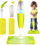Toddler Spray Mop-Montessori Toys Mini Size Cleaning Mini Mop That Really Spray -Kid Pretend Play Toys Gift for Toddlers Girls Boys by TinyTreasures Baby Boutique